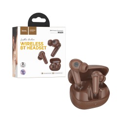 Auscultadores True Sem Fio Hoco EQ23 Marrom